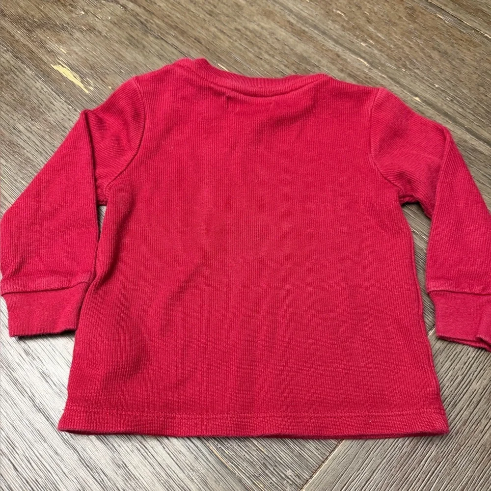 Ralph Lauren Baby Long Sleeve Red Crew Neck Pull Over Shirt Size 9M